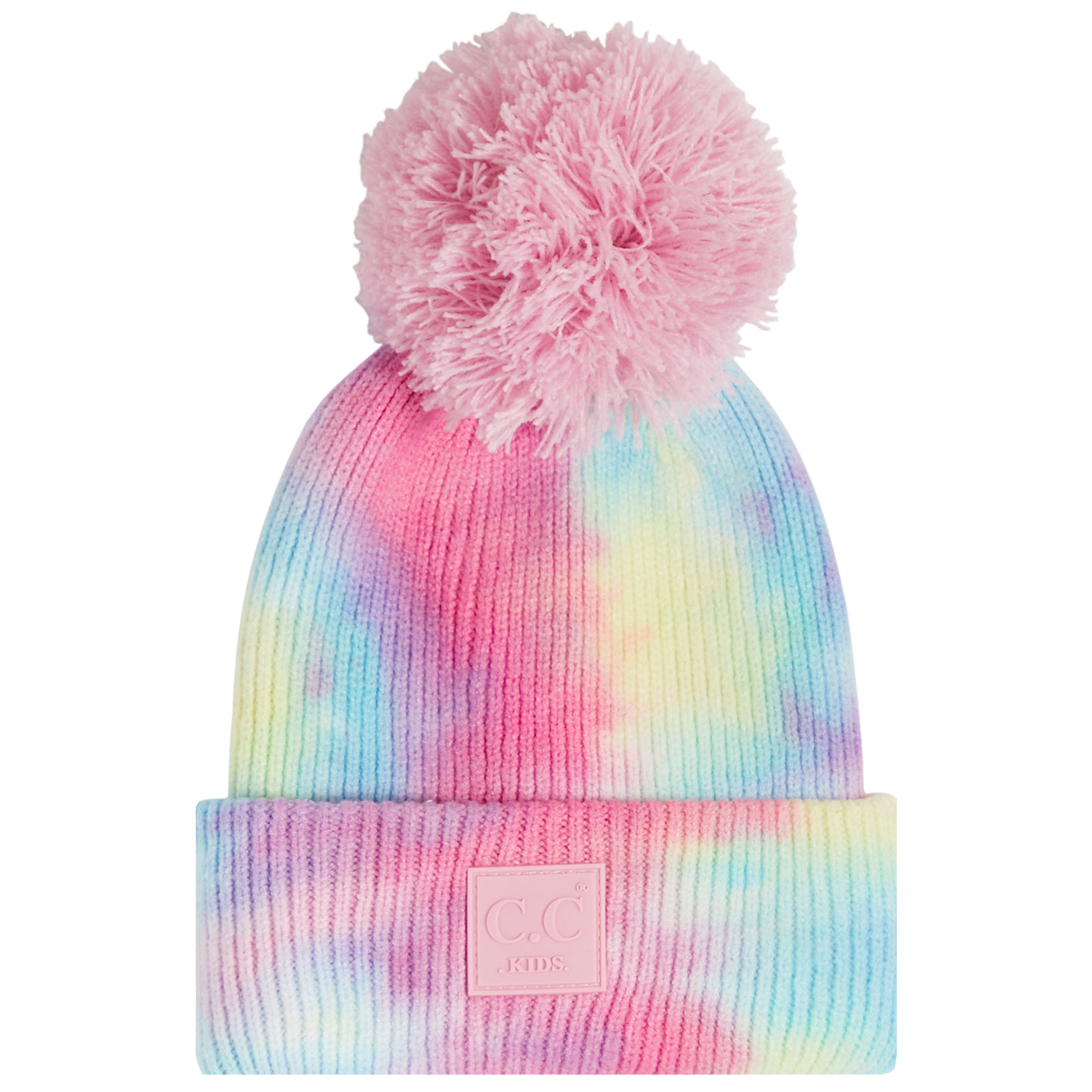 4/6X Tie Dye Beanie With Pom Pom - Denny's
