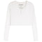Keely Long Sleeve Henley Top - Denny's