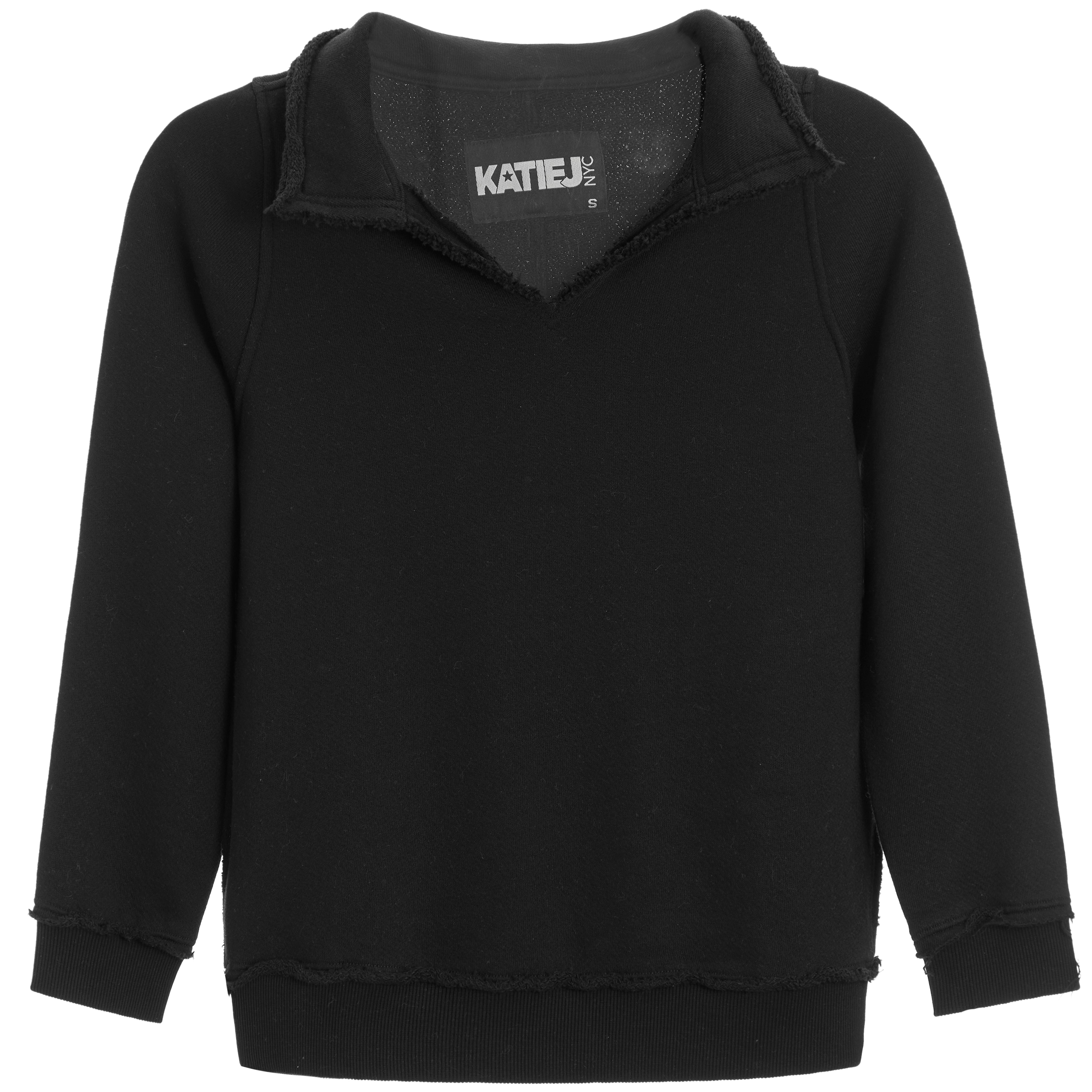 Kerry V-neck French Terry Sweatshirt - Denny's