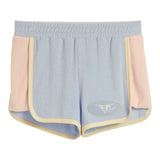 Colorblock Short With Winged Heart