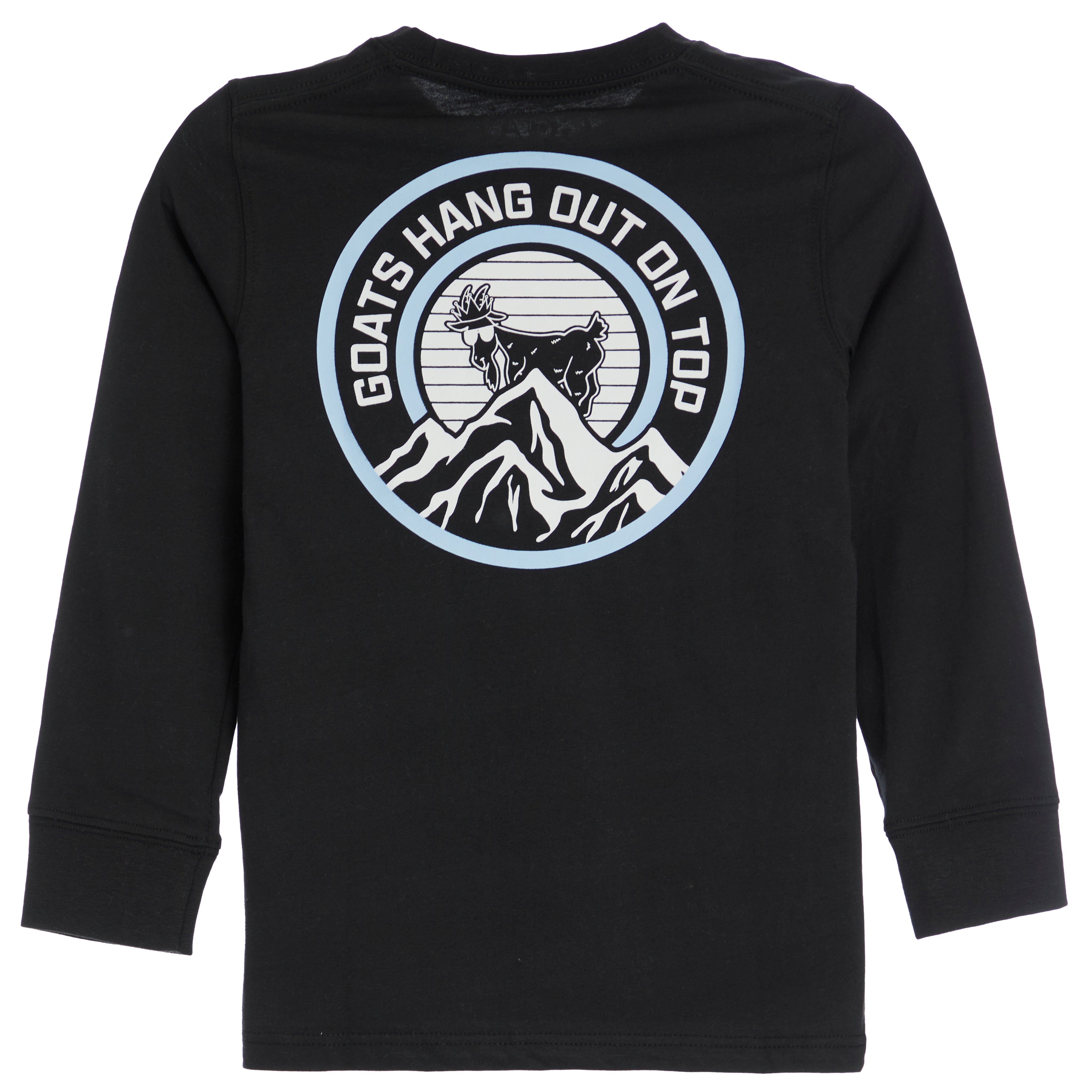 Goats Hang Out On Top Long Sleeve Tee - Denny's