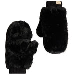 Convertible Faux Fur Mitten - Denny's
