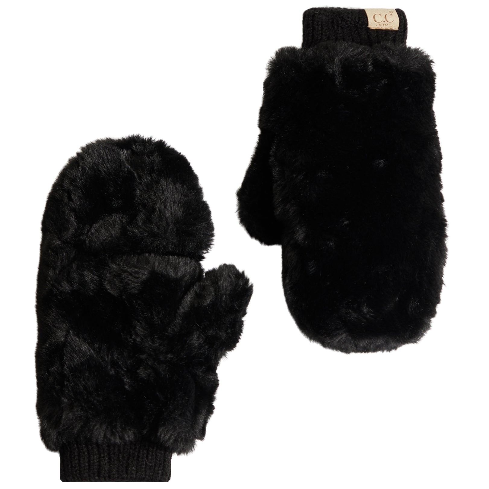 Convertible Faux Fur Mitten - Denny's