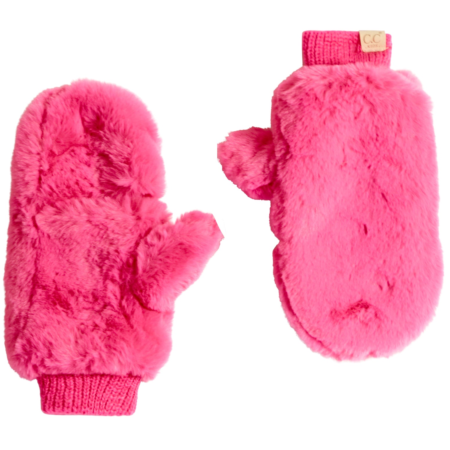 Convertible Faux Fur Mitten - Denny's