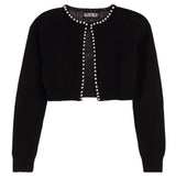 Kitty Cardigan With Pearls