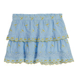 Allover Bow Ruffle Skirt