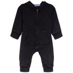 Acid Wash Hooded Coverall - Denny's
