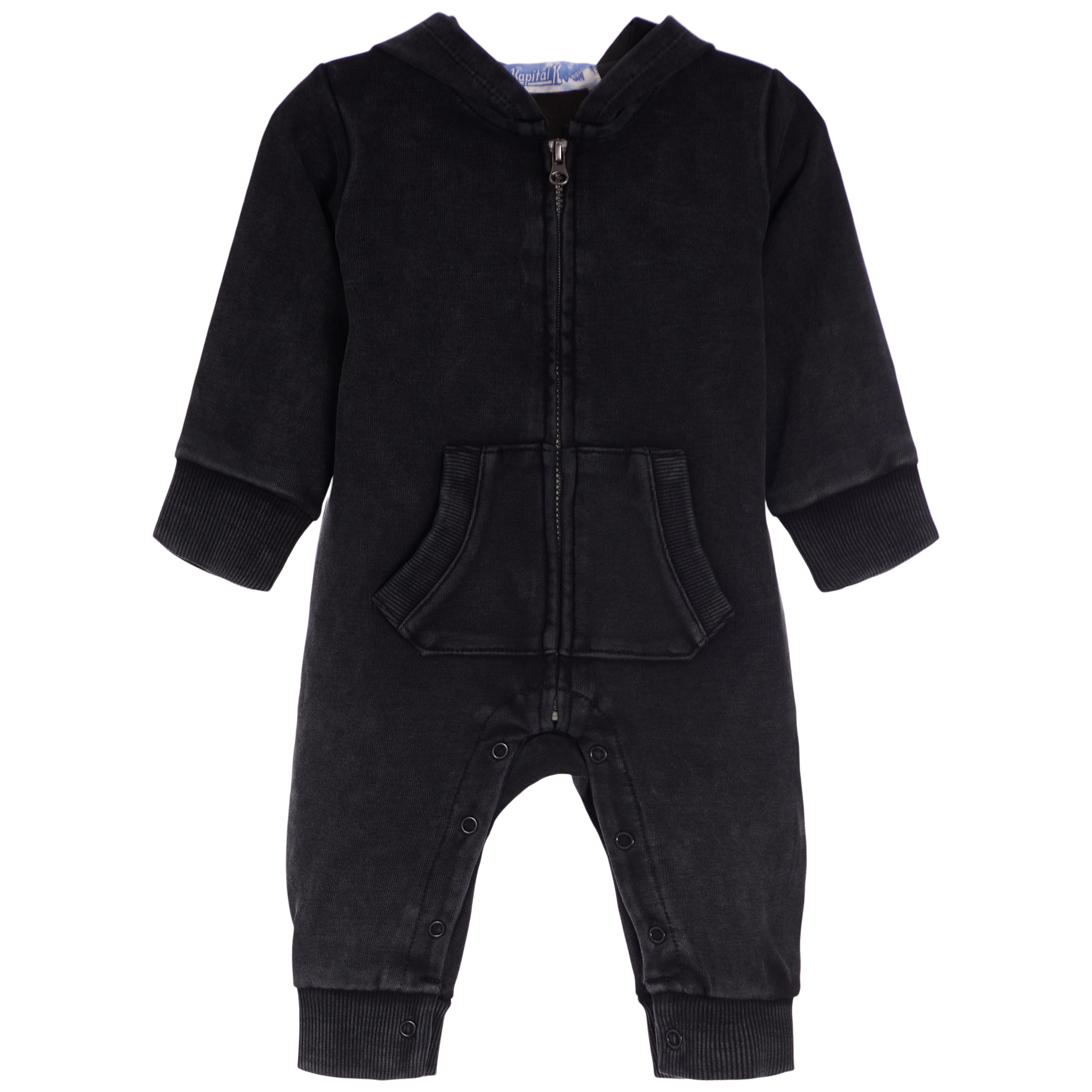 Acid Wash Hooded Coverall - Denny's