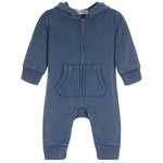 Acid Wash Hooded Coverall - Denny's