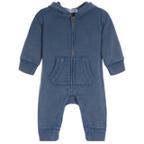 Acid Wash Hooded Coverall - Denny's