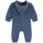 Acid Wash Hooded Coverall - Denny's