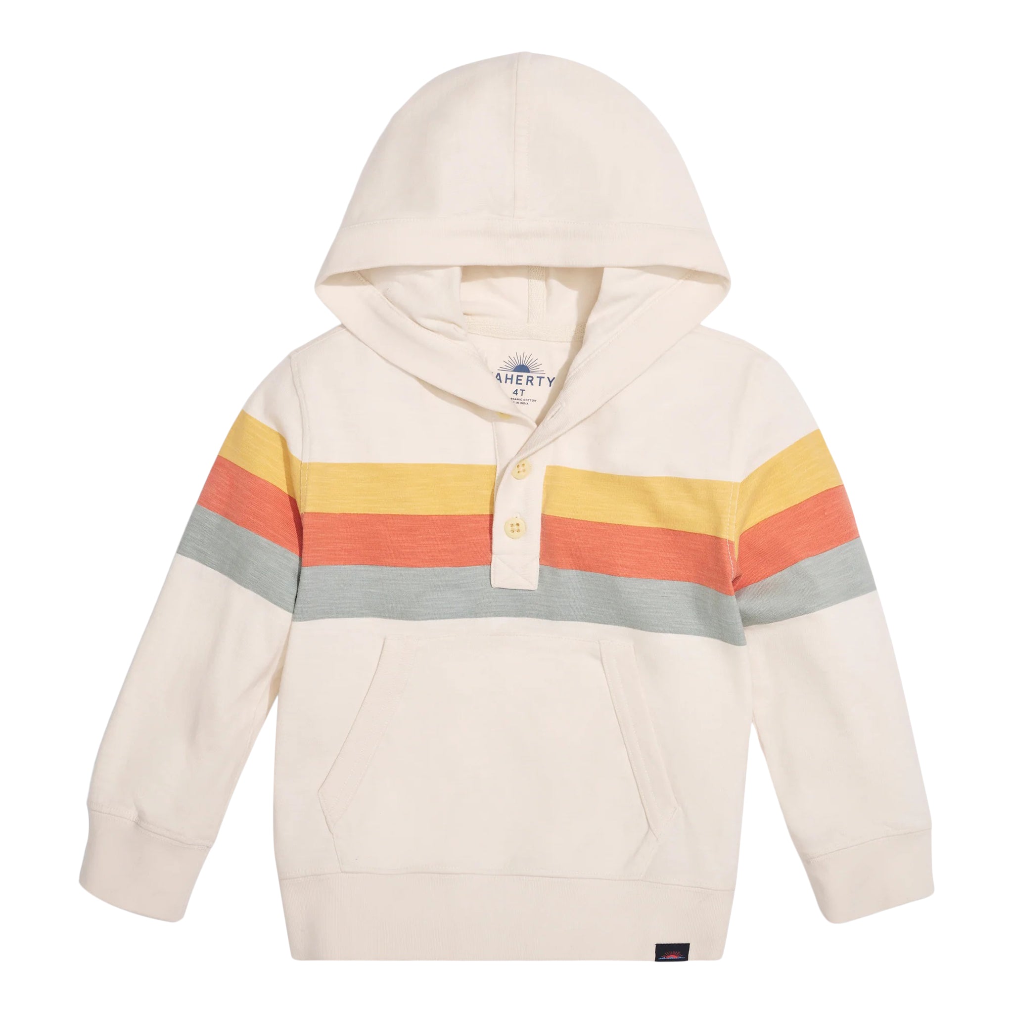 Sunwashed Henley Hoodie - Denny's
