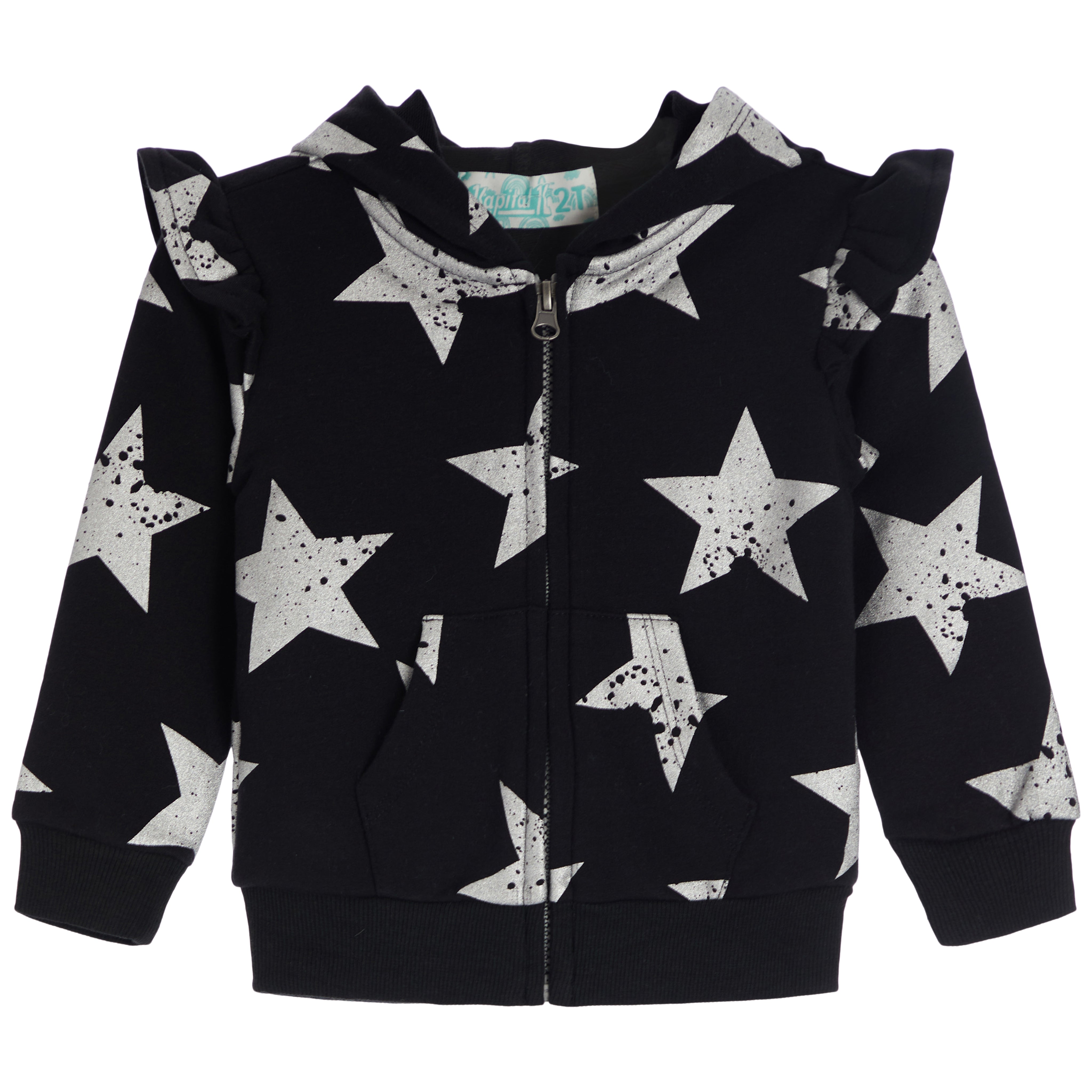 Star Ruffle Zip Hoodie - Denny's
