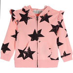Star Ruffle Zip Hoodie - Denny's