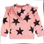 Star Ruffle Zip Hoodie - Denny's