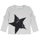 Ruffle Sleeve Star Top - Denny's