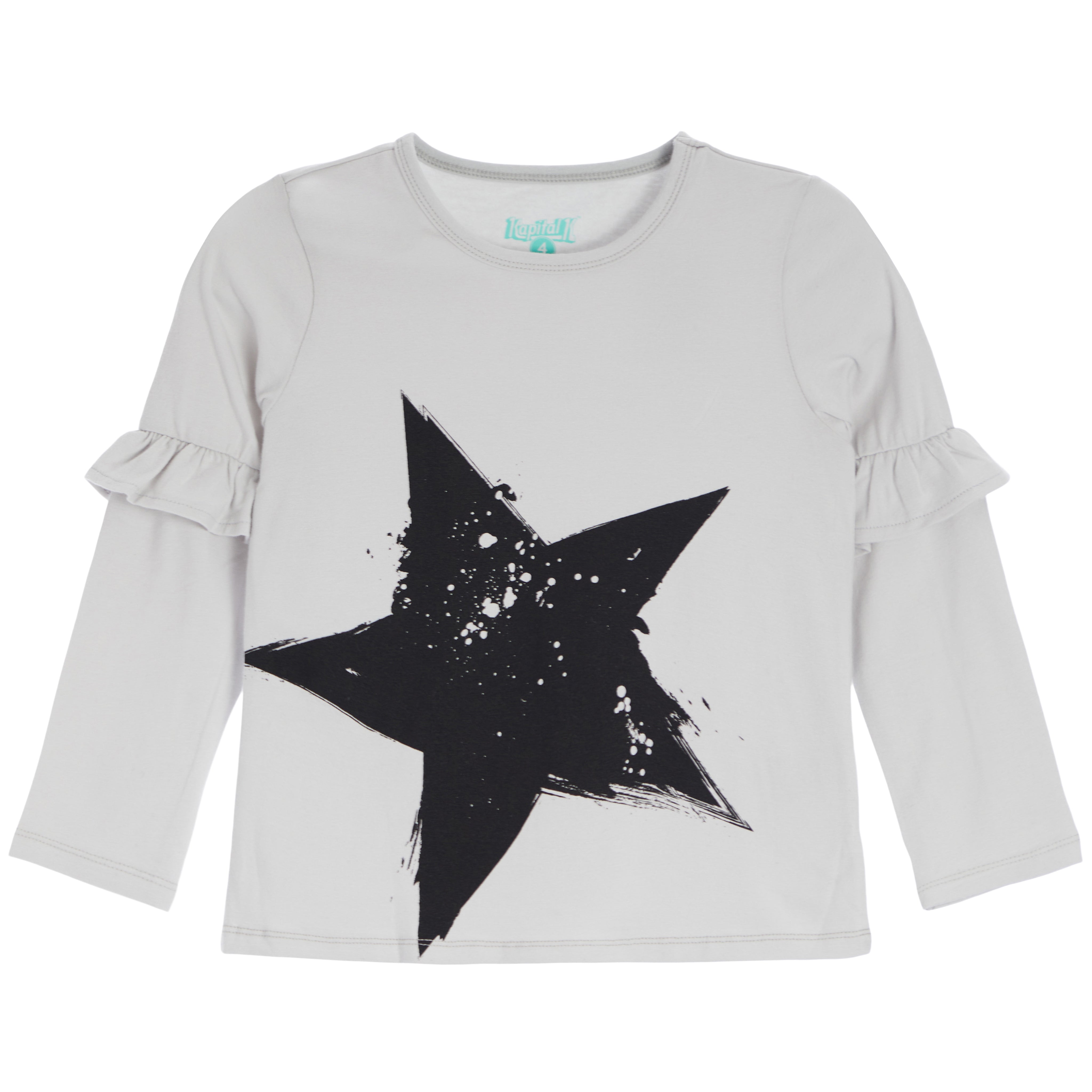 Ruffle Sleeve Star Top - Denny's