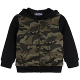 Camo Zip Sherpa Lined Hoodie - Denny's