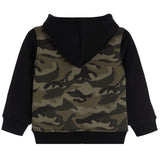 Camo Zip Sherpa Lined Hoodie - Denny's