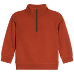 Quarter Zip Knit Top - Denny's
