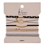 Inspire Flower Hair Tie Bracelets