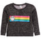 Smiley Stripe Hacci Sweatshirt - Denny's