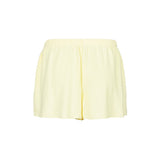 Light yellow shorts on a white background
