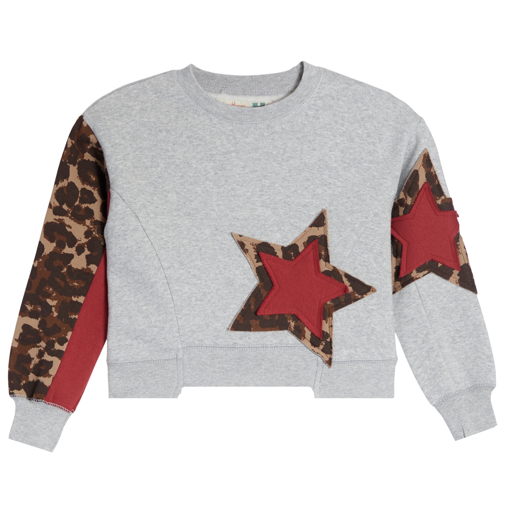 Leopard Red Star Sweatshirt - Denny's