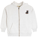 Live In The Moment Bear Zip Hoodie - Denny's
