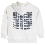 Live In The Moment Bear Zip Hoodie - Denny's