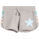 Short With Multi Twill Stripe With Star