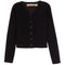 Ribbed Snap Button Cardi - Denny's