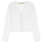 Ribbed Snap Button Cardi - Denny's