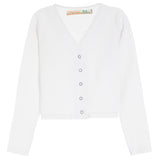 Ribbed Snap Button Cardi - Denny's