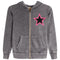 3D Plush Bolt & Star Zip Hoodie - Denny's
