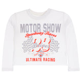 Motorshow Burnout Long Sleeve Tee - Denny's
