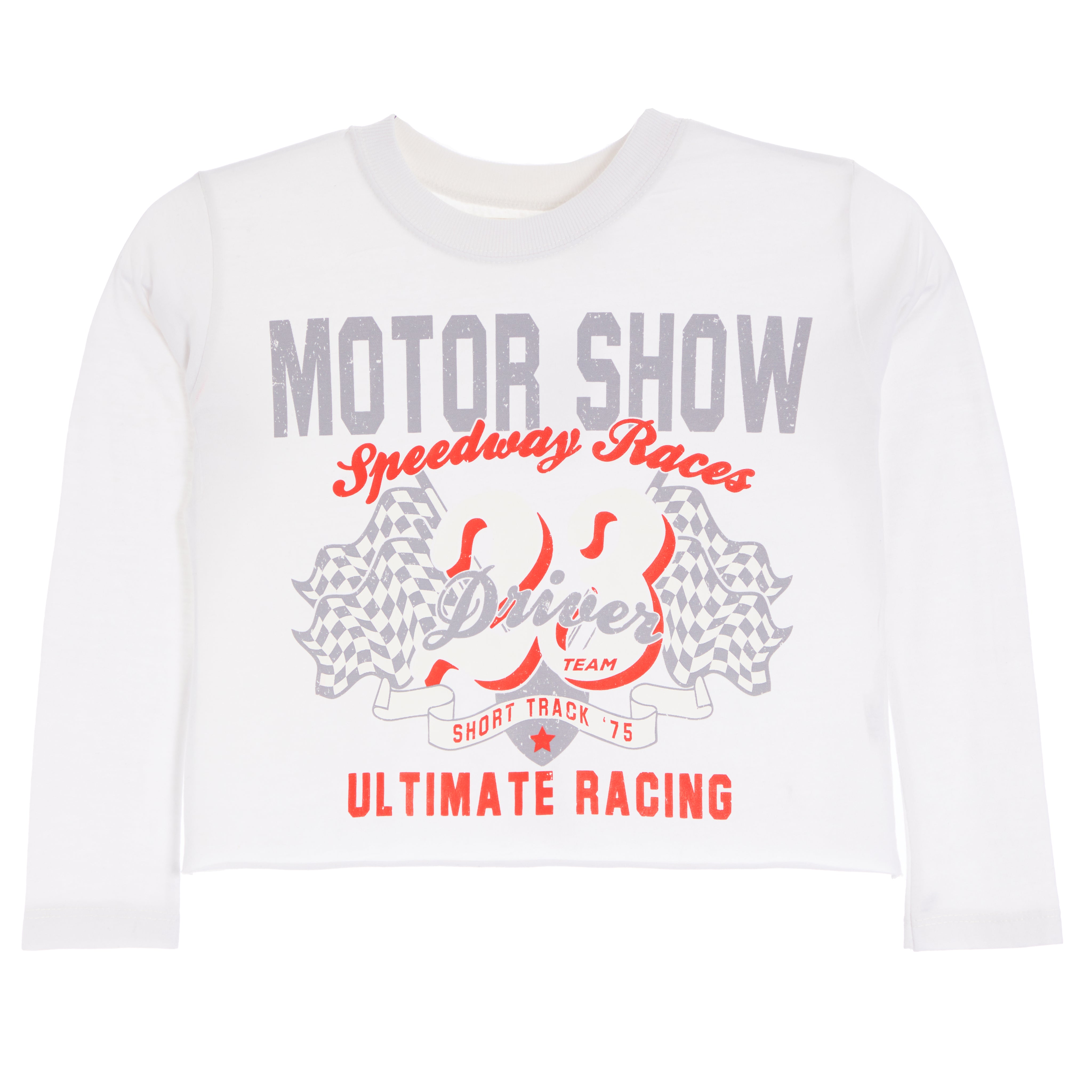 Motorshow Burnout Long Sleeve Tee - Denny's