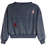 Allover Lightning Bolt Sweatshirt - Denny's