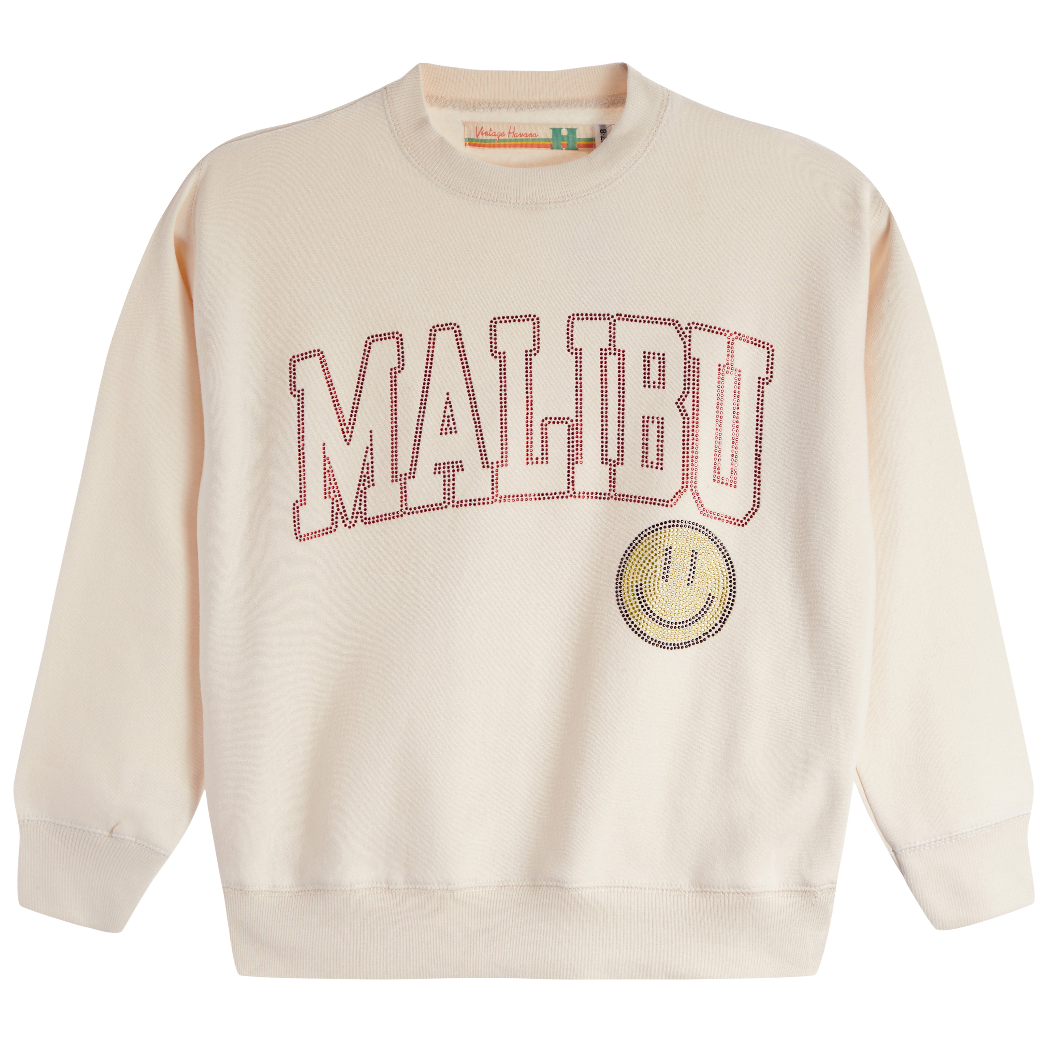Oversized Malibu Sweatshirt With Smiley - Denny's