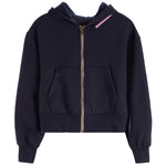 Smiley Embrodiery Zip Hoody - Denny's