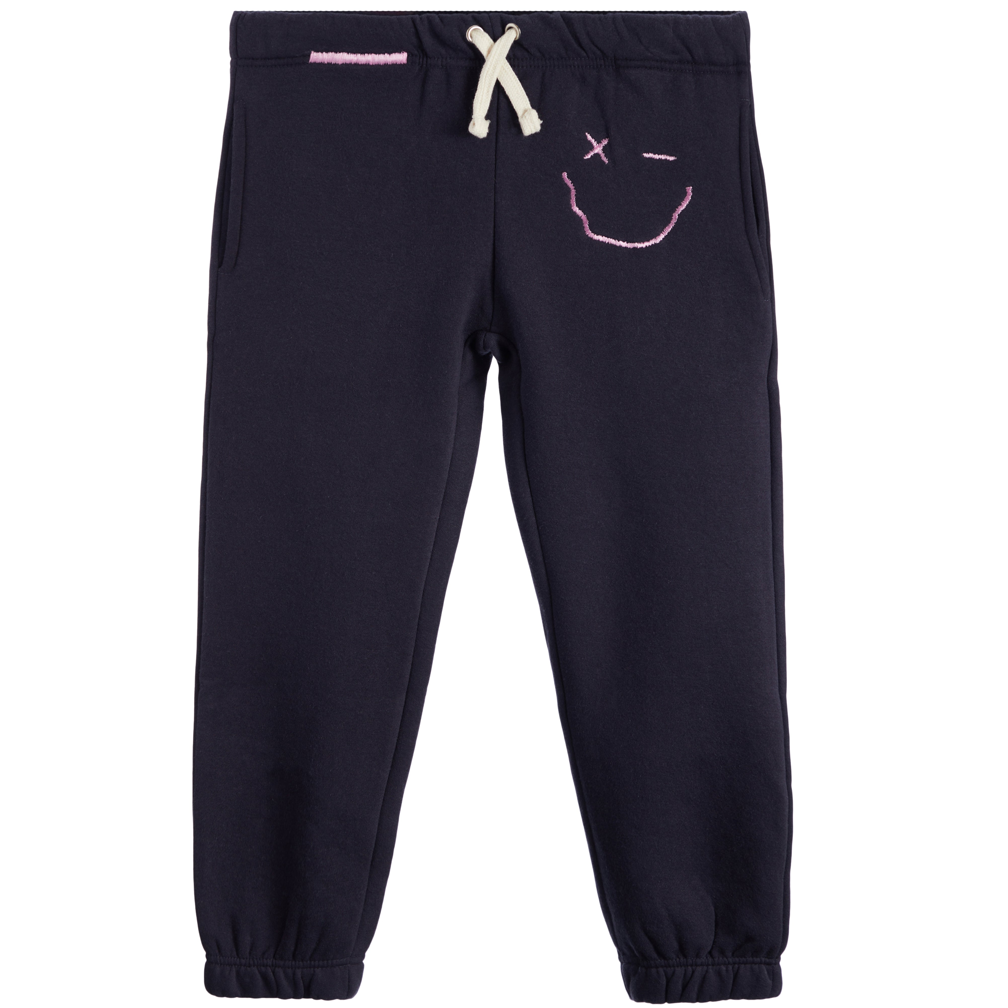 Smiley Embrodiery Jogger - Denny's