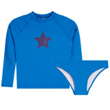 Kona 2pc Long Sleeve Rashguard With Navy Star