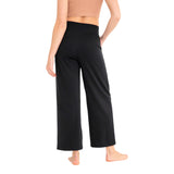 Ribbed Crossover Wide Leg Lounge Pant - Denny's