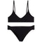 Solid Textured Bikini - Denny's