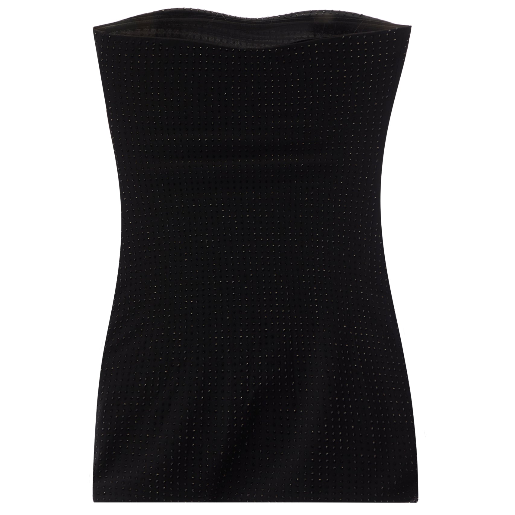 Krista Rhinestone Strapless Dress - Denny's