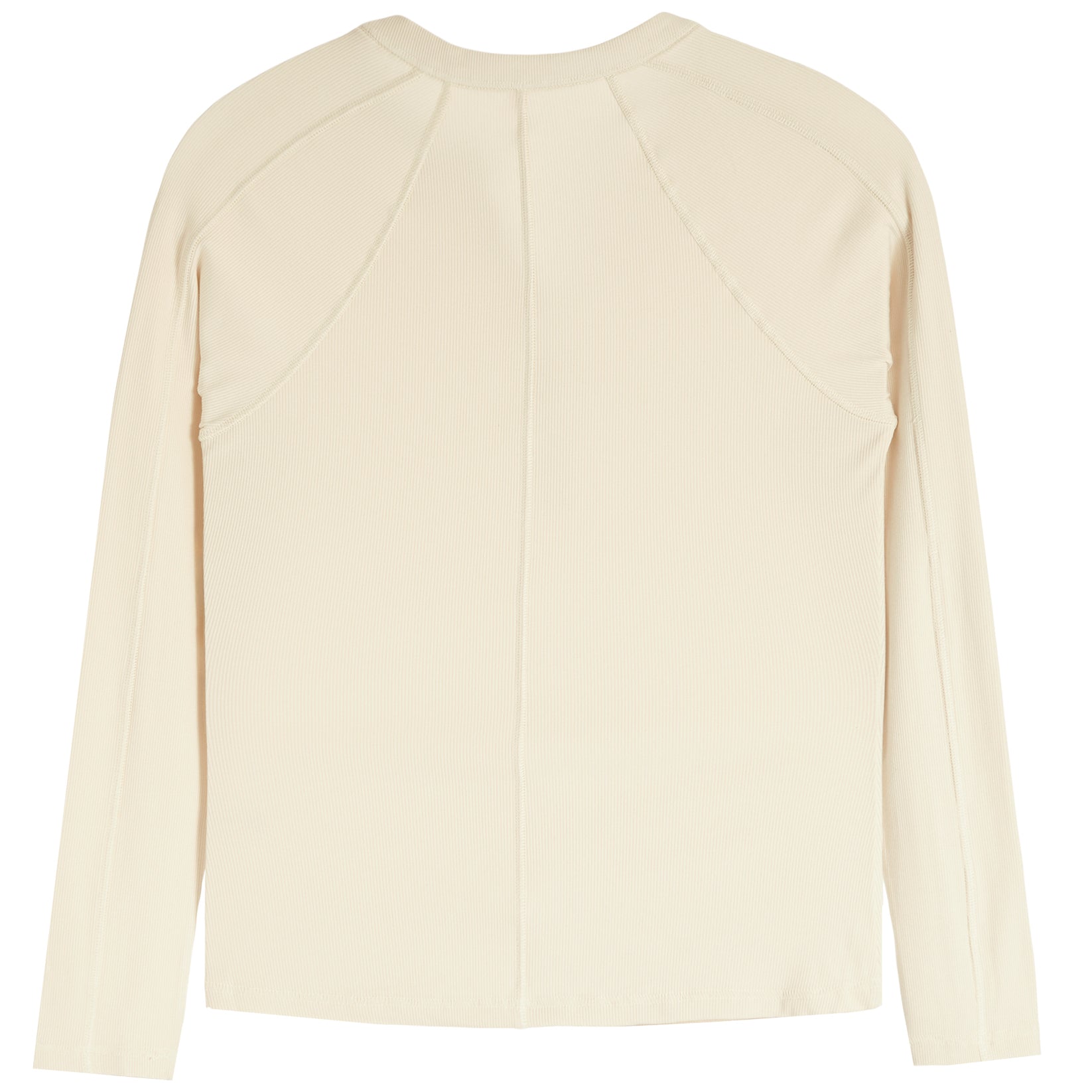 Long Sleeve Ribbed Henley - Denny's