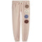 Fleece Jogger With Smiley Patches - Denny's
