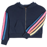 Zip Jacket With Multi Stripes