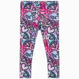 Diamond Heart Pastel Ombre Legging - Denny's