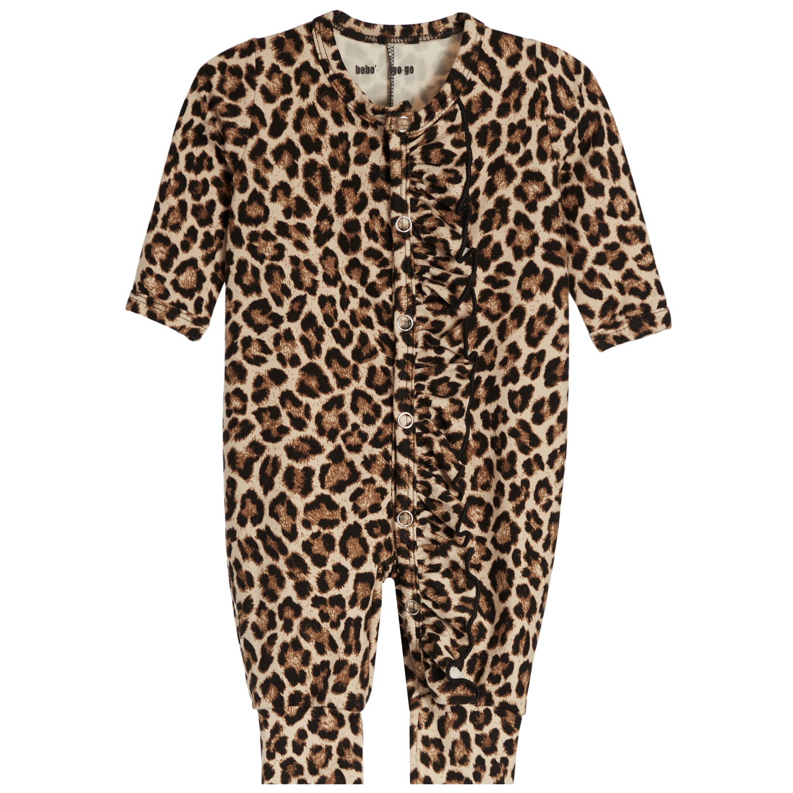 Leopard Ruffle Unionsuit - Denny's